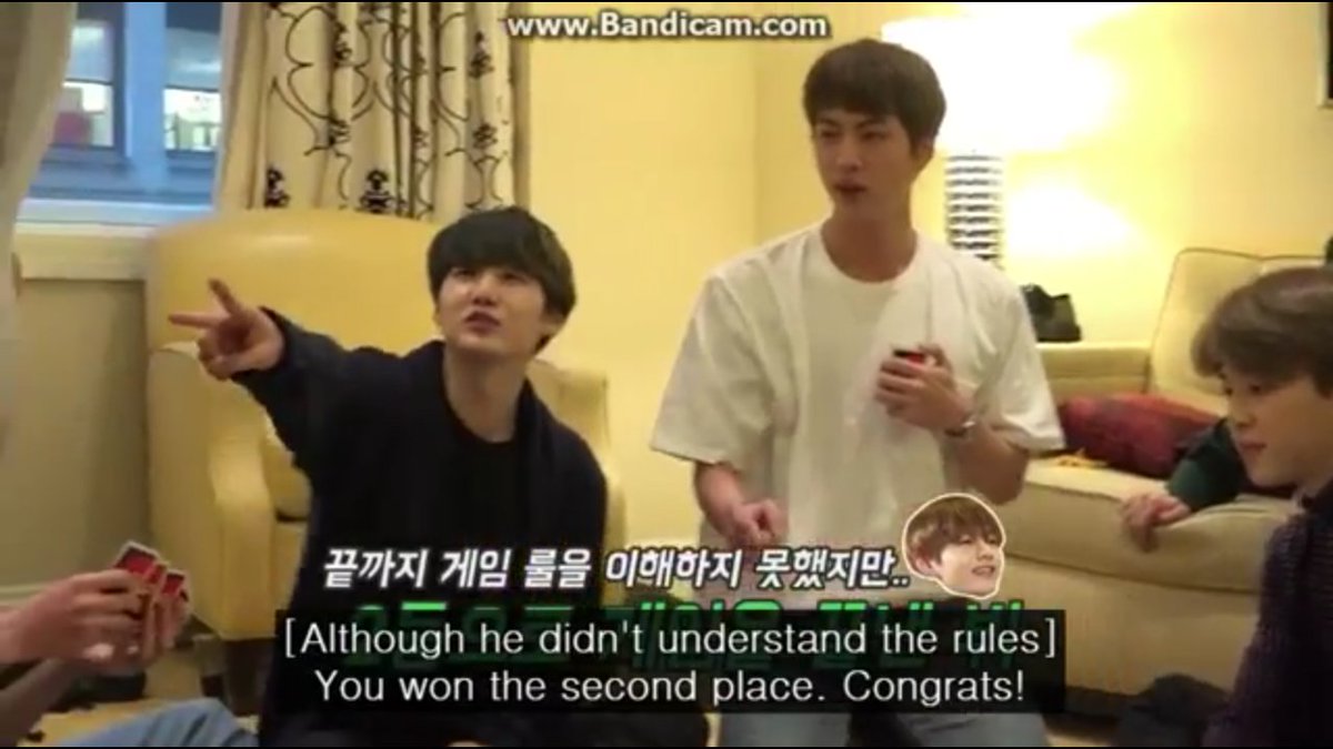 sanomasaya_desu's tweet photo. STILL BE 2ND WINNER EVEN HE DIDNT UNDERSTAND THE RULE~ 😂😂😂
@BTS_twt @BANGTANCAMP #BTS #RunBTS #RunBTSEp21 https://t.co/RKT1sI0ZX5