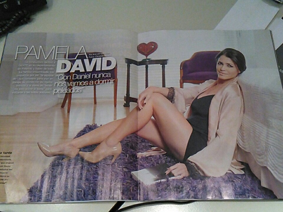 Gracias <a href="/SebasSoldano/">Sebas Soldano</a> por la nota de <a href="/PamelaDav/">Pame</a> en revista <a href="/genteonline/">GENTE</a> !!!! <a href="/AmericaTV/">América TV</a>