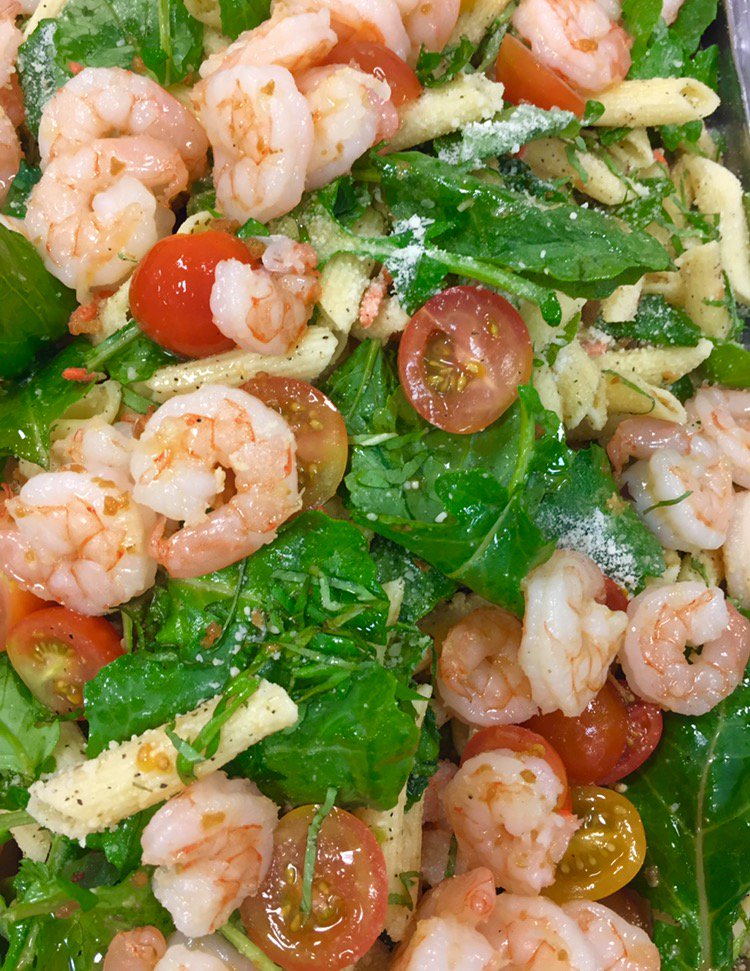 bobbychezcrabcc's tweet photo. Shrimp w/Penne & Kale, Rotisserie Chicken today at #bobbychez @SNJToday @Now_Jersey @EatInNJ #healthy #clean #gourmettogo #foodie #seafood https://t.co/sorB1dkgyV