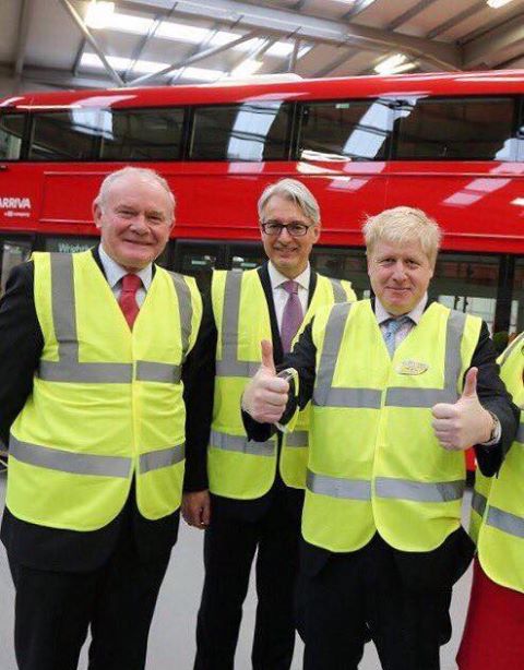 Boris Johnson and Martin McGuinness