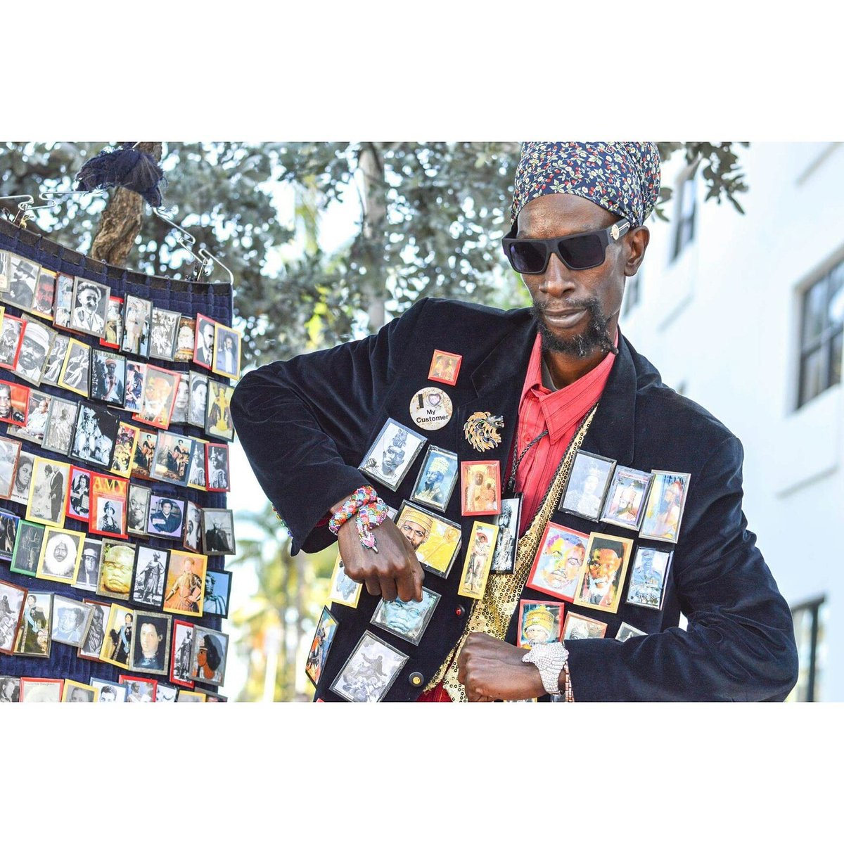 OG Soul of #southbeach #johnbullet shooting #knolewdge on #blackhistory always with his #swag on #portrait #streetportrait #MiamiBeach
