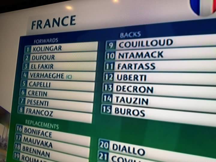 The French wing has serious gas