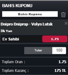💰💰💰ROLLİNG -1- 💰💰💰

Dnipro Dniprop - Volyn Lutsk

İlk Yarı @ Ev Sahibi

1.75

<a href="/ColonyBet/">COLONYBET</a>