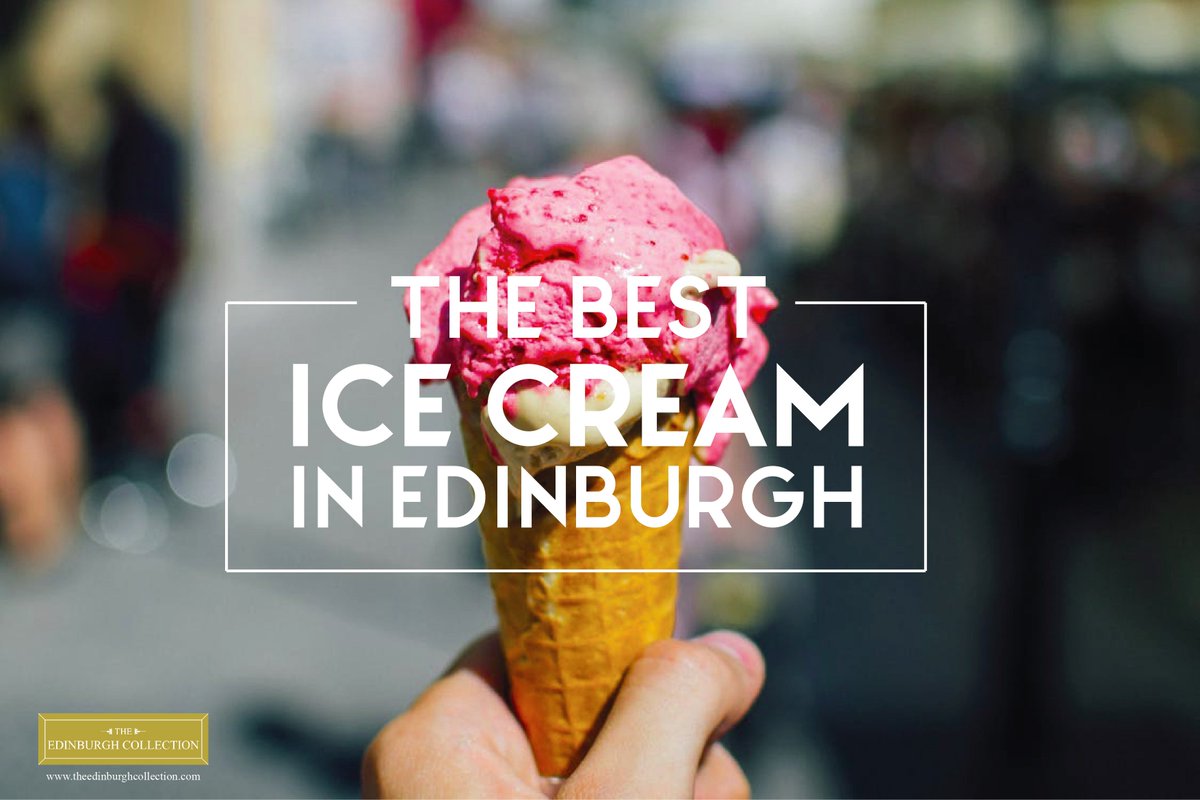 The sun is out in #Edinburgh, but for how long? - wp.me/p6KP0R-b0 - Don't ask. Just enjoy the sun with a delicious ice cream.