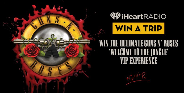 iHeartRadio's tweet photo. .@gunsnroses is bringing you on as a #VIP in this special "Welcome To The Jungle" experience. ➡️
https://t.co/nT2iRHWT47 https://t.co/EDthwutUXH