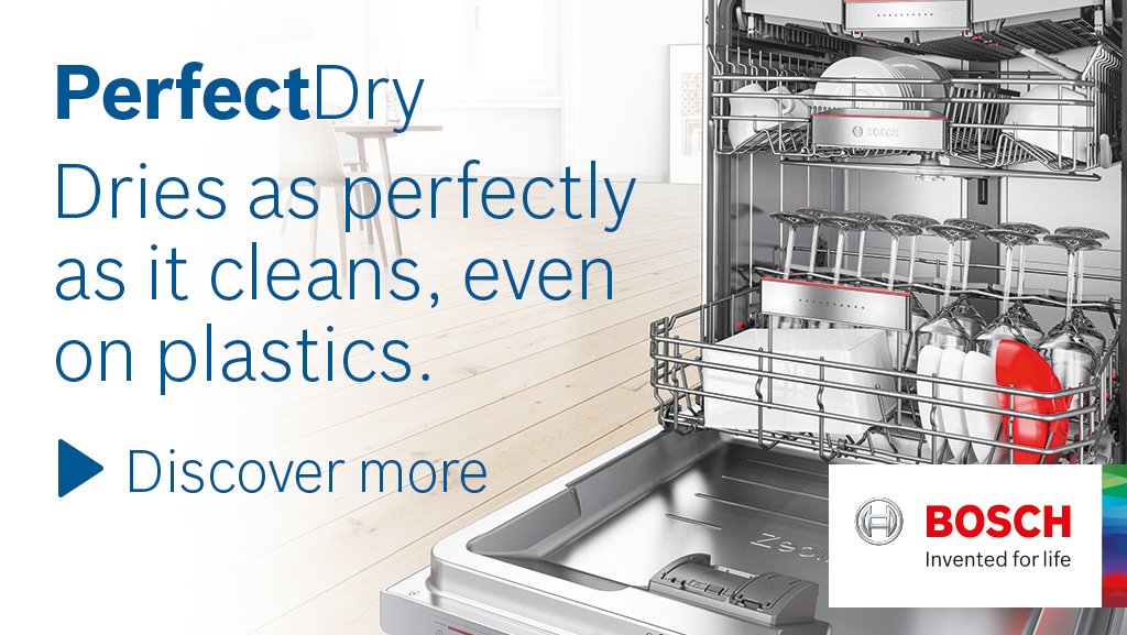 HughesDirect's tweet photo. #PerfectDry from @BoschHomeUK dries as perfectly as it cleans, even on plastics. #dishwasher https://t.co/n7l4MWonrD https://t.co/3BeGRfBP2F
