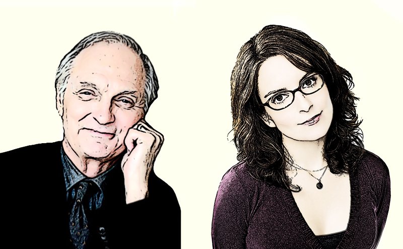 alda's tweet photo. Only two hours until .@AlanAlda &amp; Tina Fey hit the stage to discuss the art of communication! @NYHistory #SciComm #AldaCommunicationTraining https://t.co/KQN4SFsETe