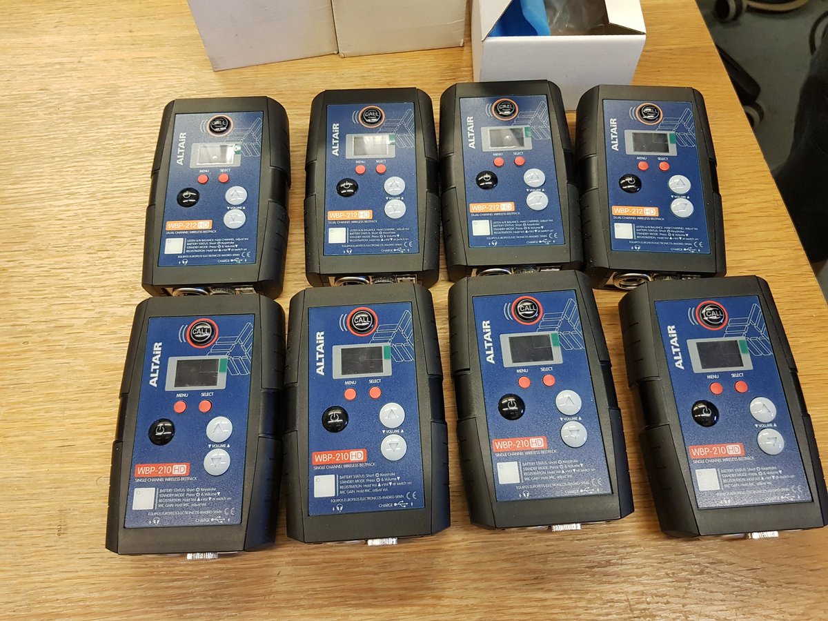 Clews88's tweet photo. It's like Xmas @BelgradeTheatre. A Lot of hard work paid off getting @altairaudio coms working with RTS system. Thanks @stage_electrics https://t.co/yQq7EeTqEI