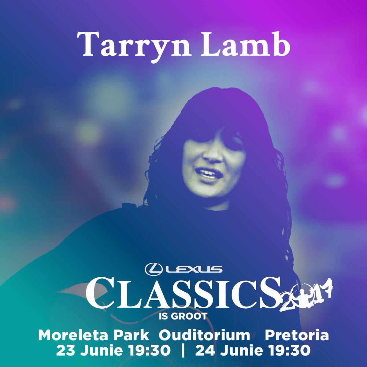 <a href="/blackbyrdza/">BlackByrd</a> se pragtige <a href="/TarrynLamb/">Tarryn Lamb</a> maak haar debuut by #ClassicsIsGroot2017. Het jy al kaartjies? Klik hier: bit.ly/2oaODcd