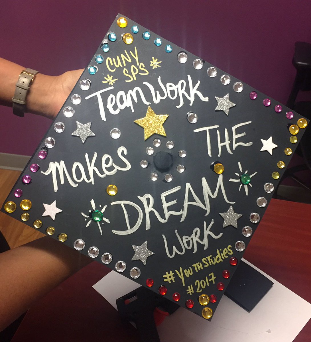 If you're at <a href="/LincolnCenter/">Lincoln Center</a> tonight for #Commencement2017 find your favorite cap and share it with everyone using #SPSGrads. #YouthStudies