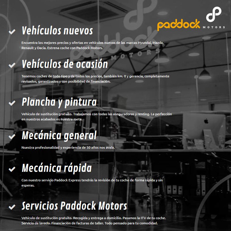 Paddock_Motors_'s tweet photo. ¡En @Paddock_Motors_ somos especialistas en #coches!
https://t.co/Wh2TA6GRy0 https://t.co/dTRtJT2gd5