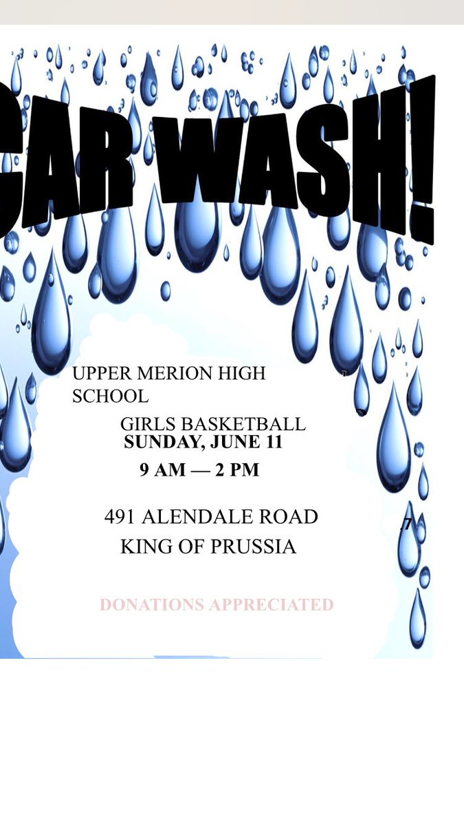 It's back on! 2 Sundays from now on Sun June 11th from 9am-2pm, the Lady Vikings Girls Basketball team will be washing cars *donations only*