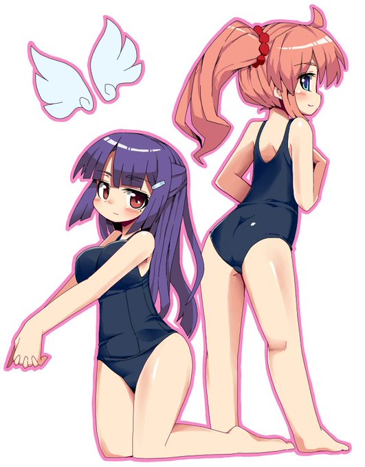 7話で拝めなかった、すみれ氏のスク水を補完してゆきます。やべぇ寝なきゃ 