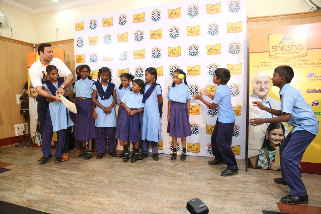 Happy to bat for P&G Shiksha & spend quality time with children today! Everyone can join the movement & be a Shiksha Superhero #PGShiksha