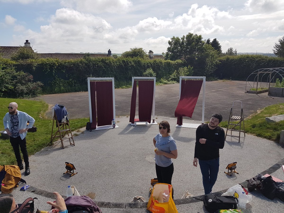 unTamed_theatre's tweet photo. 1st get in. 1st show tonight. Liskerrett community centre! Liskeard. 7pm #muchado https://t.co/vsGrittcQe