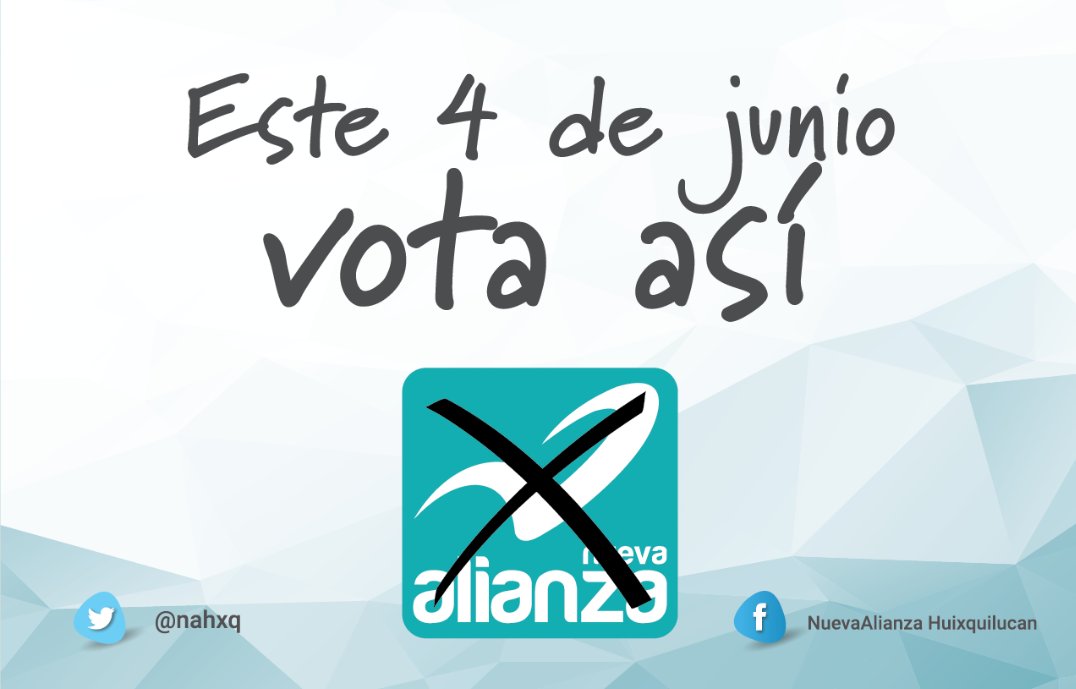 nahxq's tweet photo. ¡ Este 4 de junio vota NUEVA ALIANZA !

#FelizMiercoles # https://t.co/cbtwCLzEuA