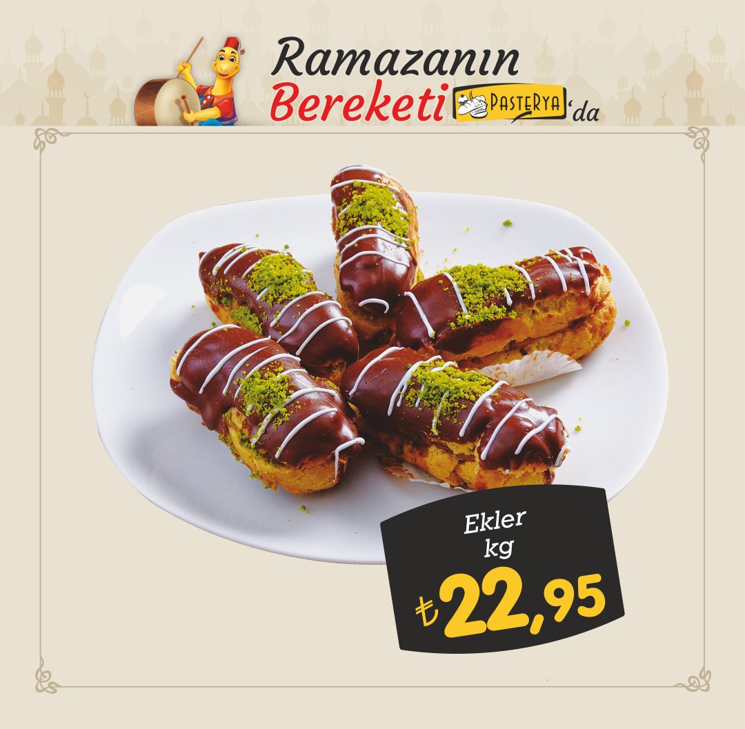 makropasterya's tweet photo. Ramazan'da iftar sofralarınızın tatlıları en uygun fiyatlarla #Pasterya'da!  #ramazan #ramazanayi #ramazanpidesi #tatlı #iftar https://t.co/Z0tKvzciSm