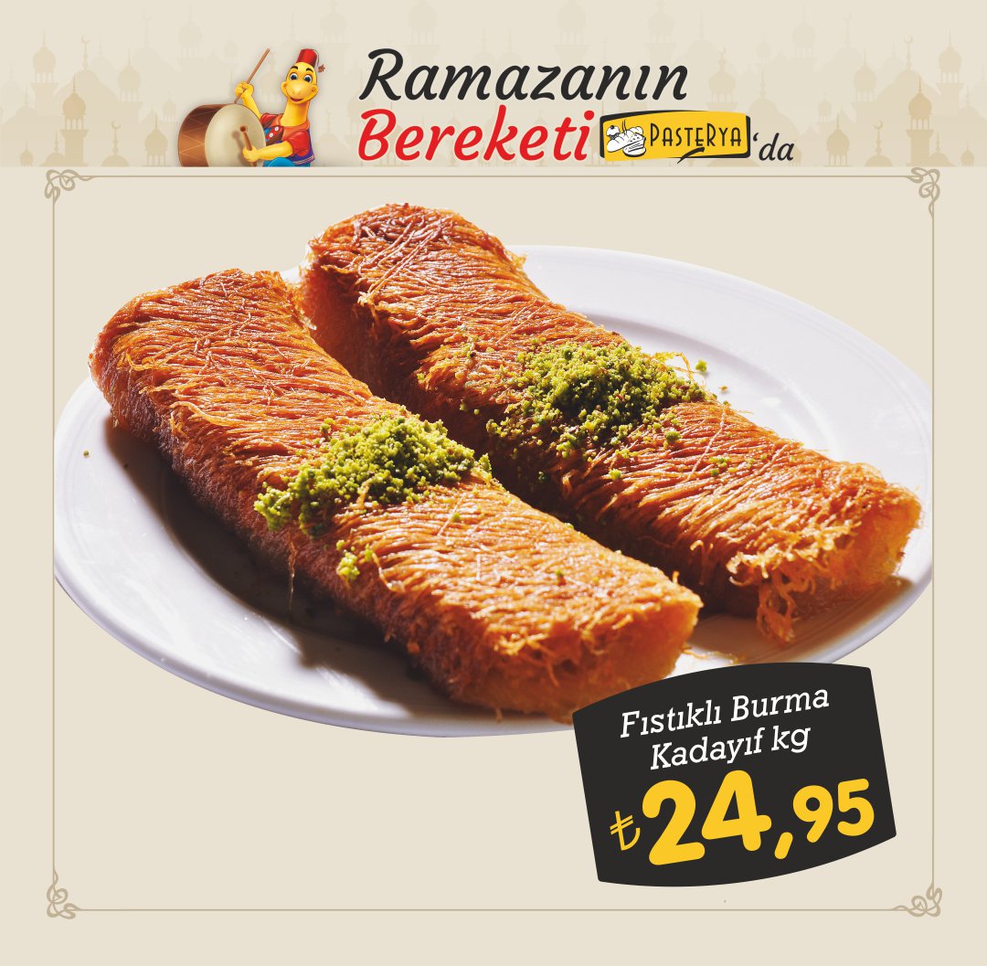 makropasterya's tweet photo. Ramazan'da iftar sofralarınızın tatlıları en uygun fiyatlarla #Pasterya'da!  #ramazan #ramazanayi #ramazanpidesi #tatlı #iftar https://t.co/Z0tKvzciSm