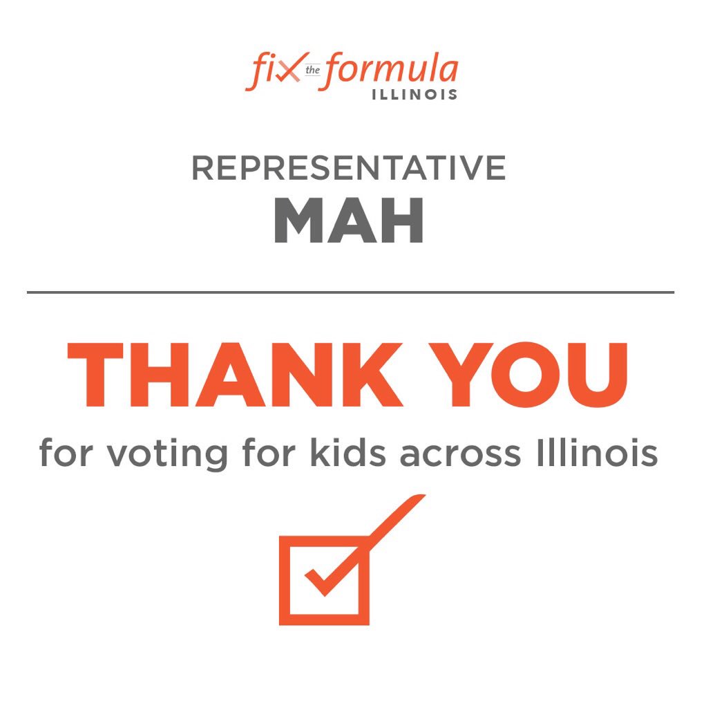 Thanks for helping to pass SB1 out of committee <a href="/ChicagoTM/">Theresa Mah</a> Time to #fixtheformula!