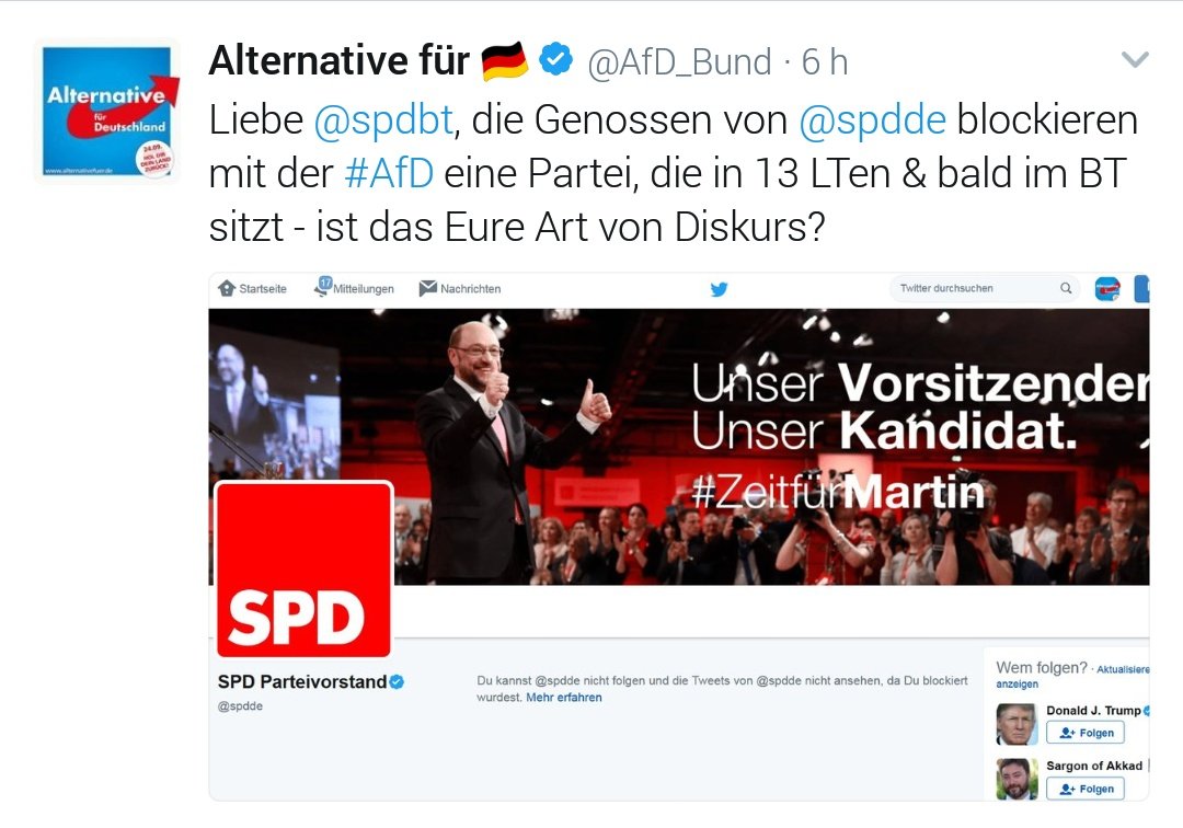 la_capra_65's tweet photo. Ach, ihr Heulsusen von der #AfD. Ich kenne Eure "Diskursbereitschaft". Kein Grund, sie anderen vorzuwerfen ... #NoAfD #FckAfD #AfD_Bund https://t.co/FQATYXnX3Z