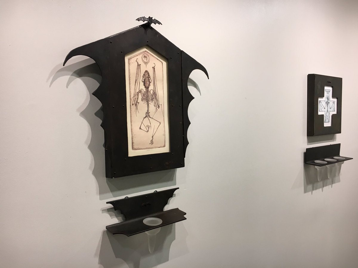 Showing some pollinator work at the Northern VA Community College.