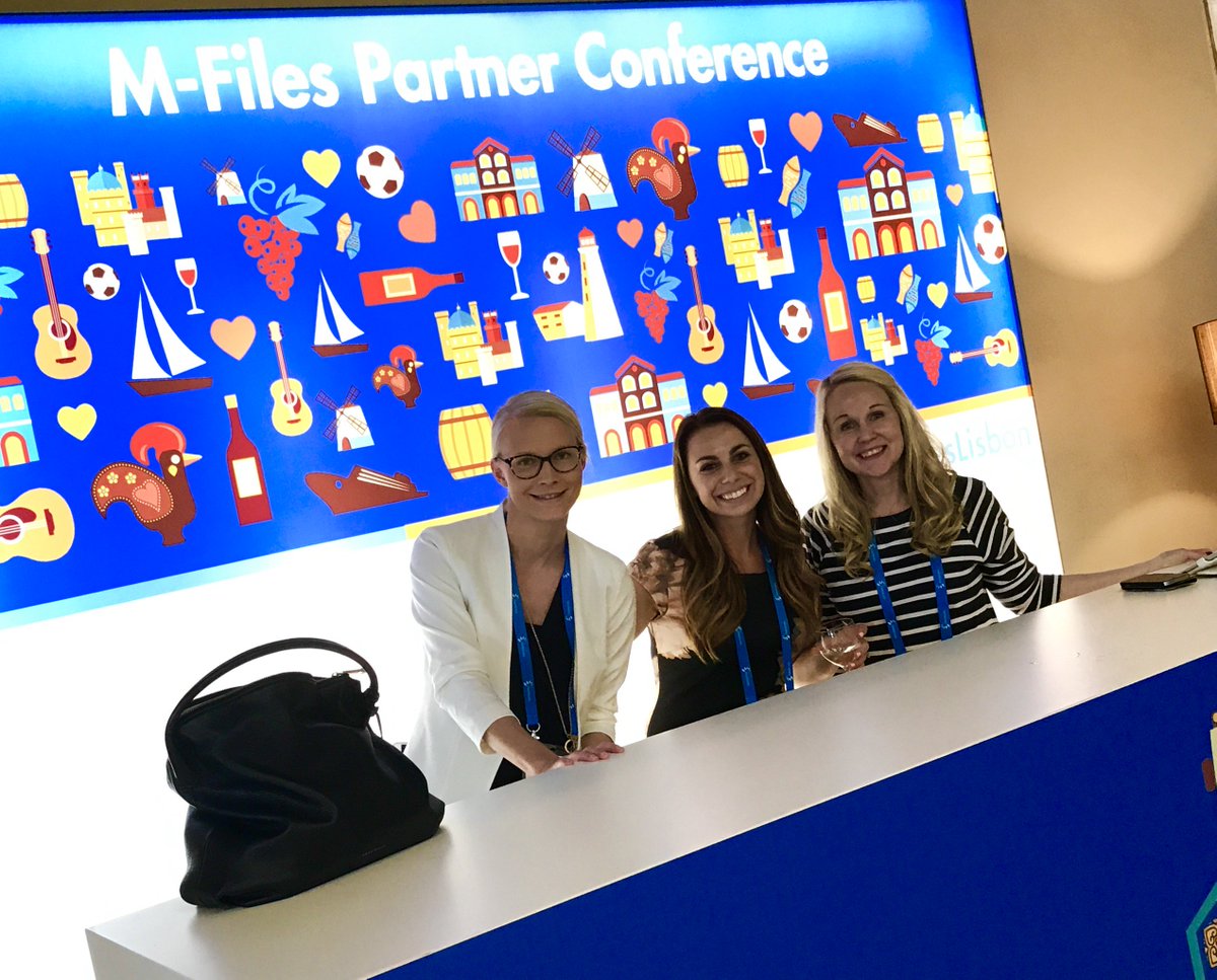 seidrgroup's tweet photo. Say hello to the hardest working people at #MFilesLisbon https://t.co/mf4TB5JjkF