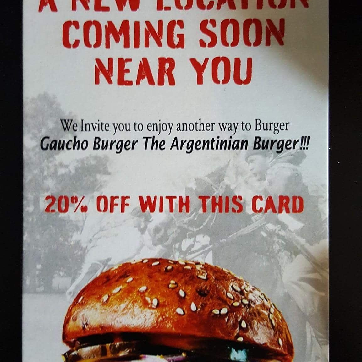 It's almost lunch if you're around the White Plains area stop by and try Gaucho Burger Company at the White Plains Farmers Market.