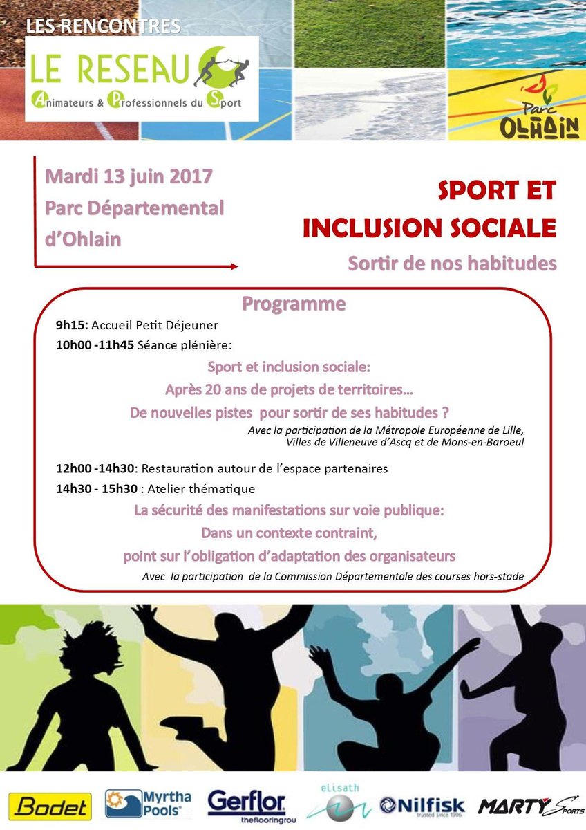 Prochaine rencontre territoriale du sport - Réseau APS #HautsDeFrance