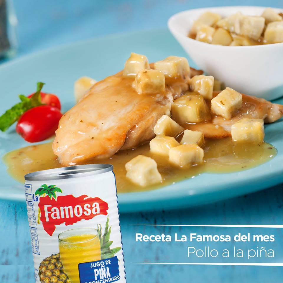 LaFamosaRD's tweet photo. Pollo a la Piña, una delicia para deleitar a la familia y amigos en cualquier cena o almuerzo especial. https://t.co/zERPZ2Hve0 https://t.co/bslzqa1Yl4
