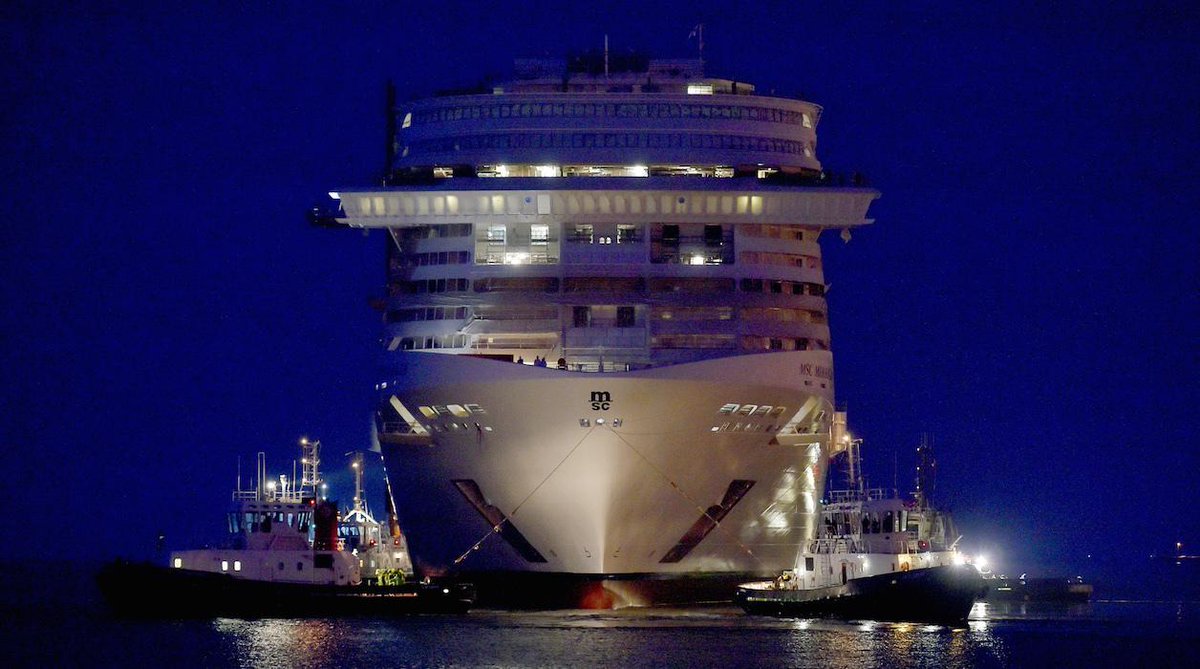 BFMTV's tweet image. Meraviglia: STX livre son géant des mers "made in Saint-Nazaire" ebx.sh/2smy6ky