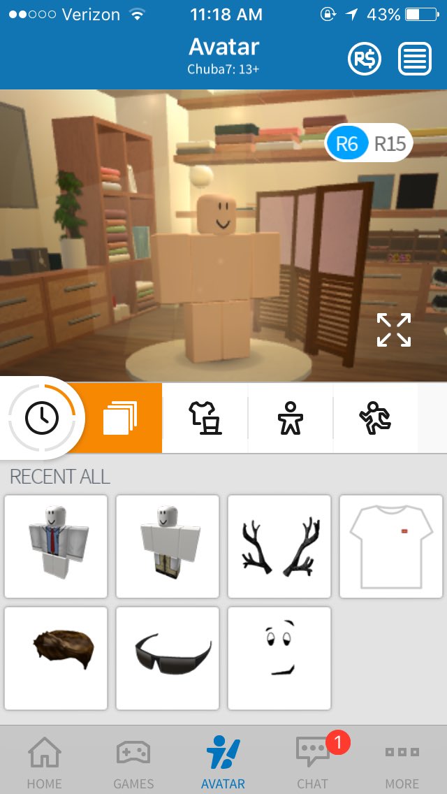 Pinewood Builders On Twitter Check Out The Amazing Update To The Avatar Editor On Roblox Mobile - avatar editor for roblox