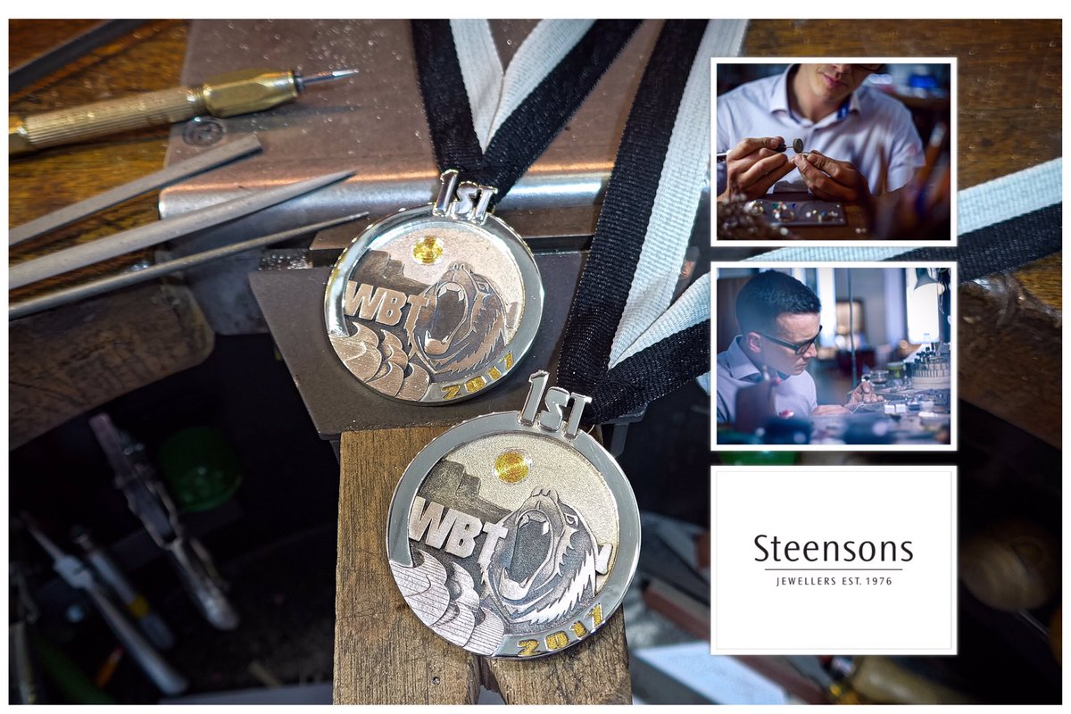 Winner medals @Steensons Glenarm