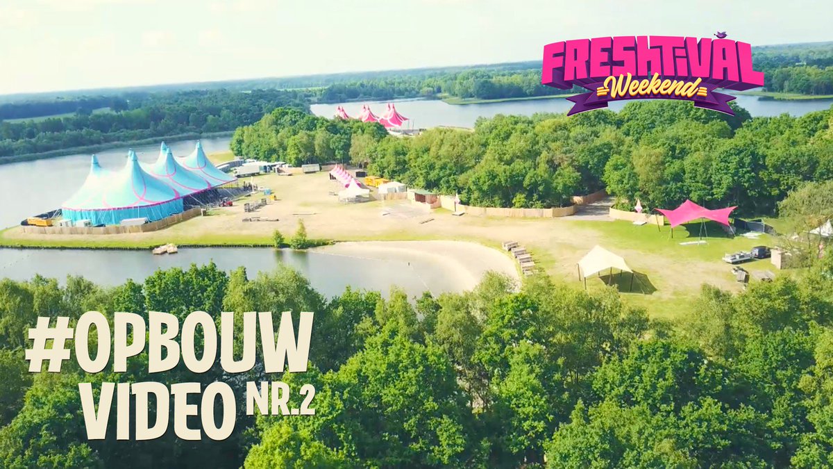 WHAA! 😍 De opbouw is in volle gang. Alle hoekjes, iedere centimeter… alles moet er tip top uitzien…. #freshtival facebook.com/freshtival/vid…
