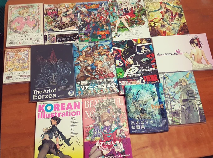 If books weren't so heavy we would have gotten many more > <) 
