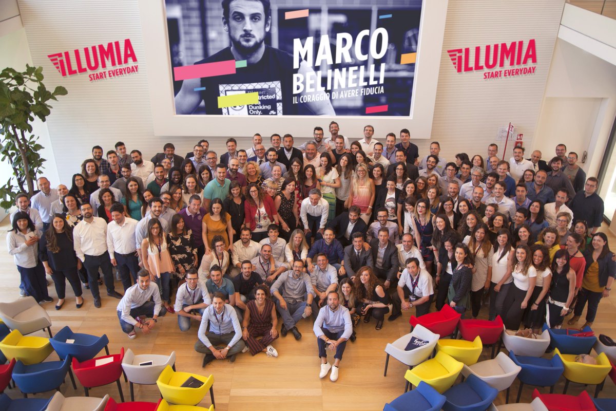 illumia's tweet image. Oggi al Give&amp;amp;Go di @Illumia, ospite d'eccezione @marcobelinelli#starteveryday