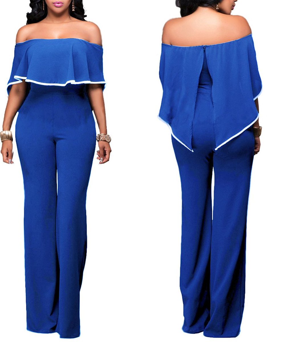 DesignsByLynn's tweet photo. This beautiful blue jumpsuit arrives this Thursday in store. Perfect for a casual date night or brunch with the girls https://t.co/VxxswD1Rom
