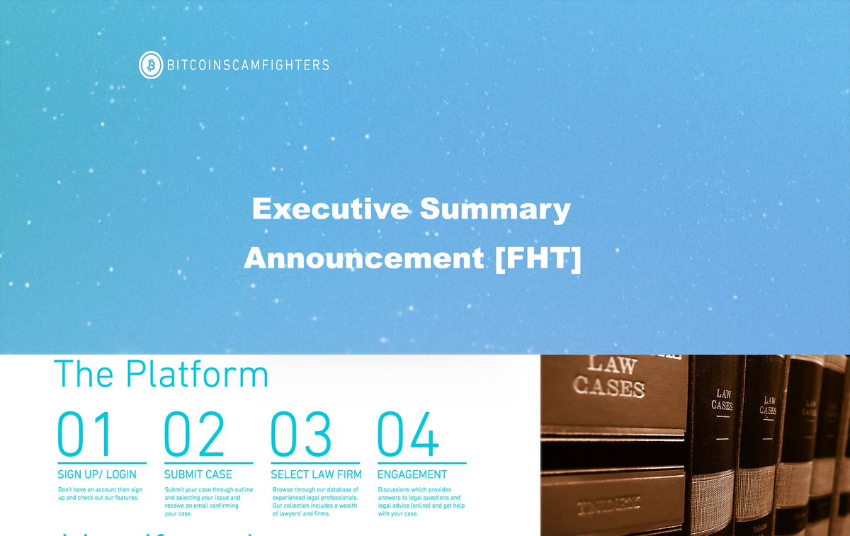 smokyho's tweet photo. Bitcoin Scam Fighters – First Legal-Services… https://t.co/faJnybkgqp #Pressrelease #Bitcoinscamfighters #Ethereum #Poloniex #Tokenmarket https://t.co/p4PGhfvSsm