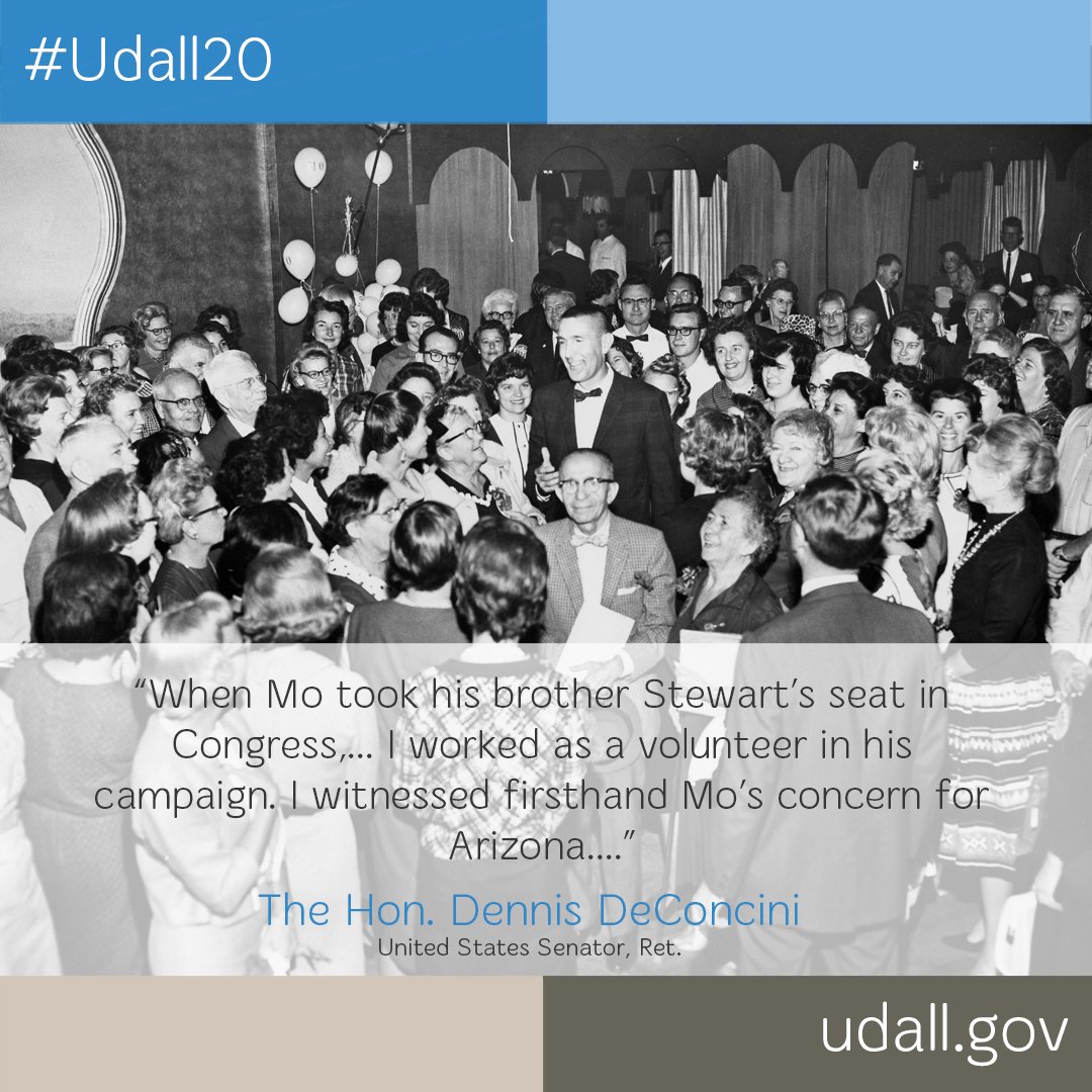 udallfoundation on Twitter "New Legacy Story—Serving in Congress with