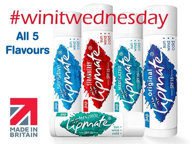 LipmateLipbalm's tweet photo. Look after #drylips on #winitwednesday Enter to win All 5 Flavour Pack of lip balm Tag 5 of your lipmates &amp; Follow to enter Ends 23:59 today https://t.co/q2KKo0gCNH