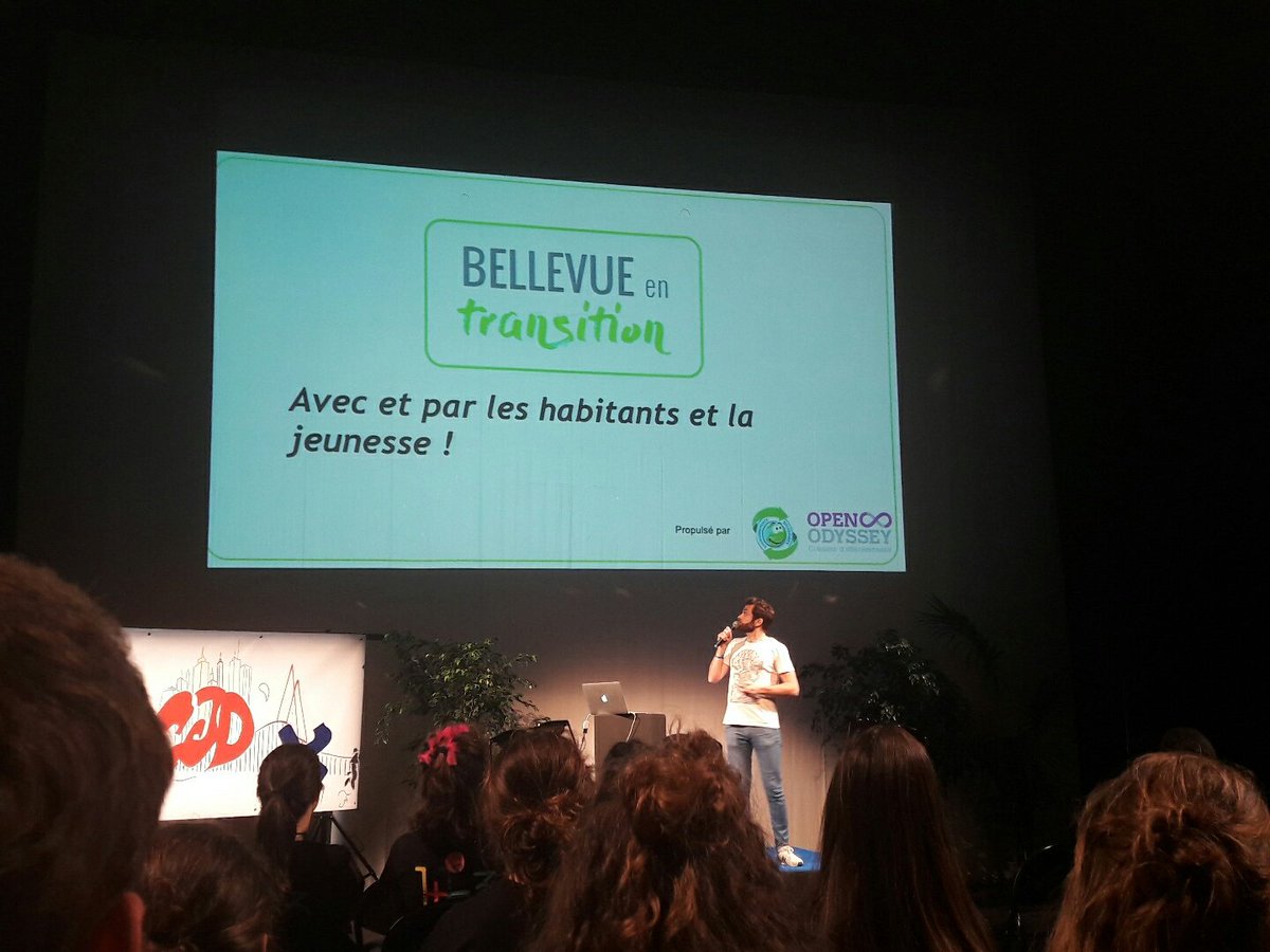 OpenOdyssey's tweet photo. Présentation de #bellevueEnTransition dans un #CJDX de @UnPlusUnEgal3 https://t.co/OnjZ3G2YoW
