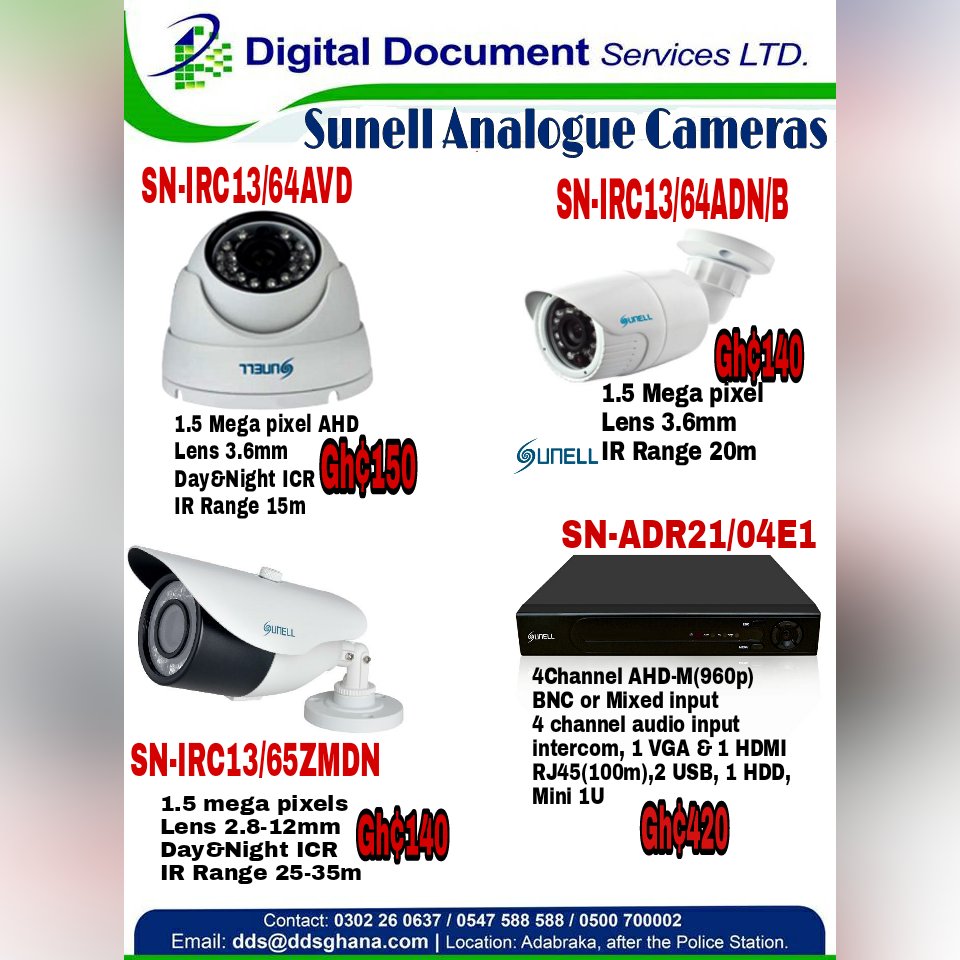 ddsltd1's tweet photo. Your number one CCTV cameras 
Call 0547588588 https://t.co/KFYqcmfMIe