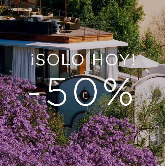 Summer in the city! #LuckyDay
Solo HOY hasta un-50% en todos* nuestros hoteles
Reserva llamando al 01 800 400 8484