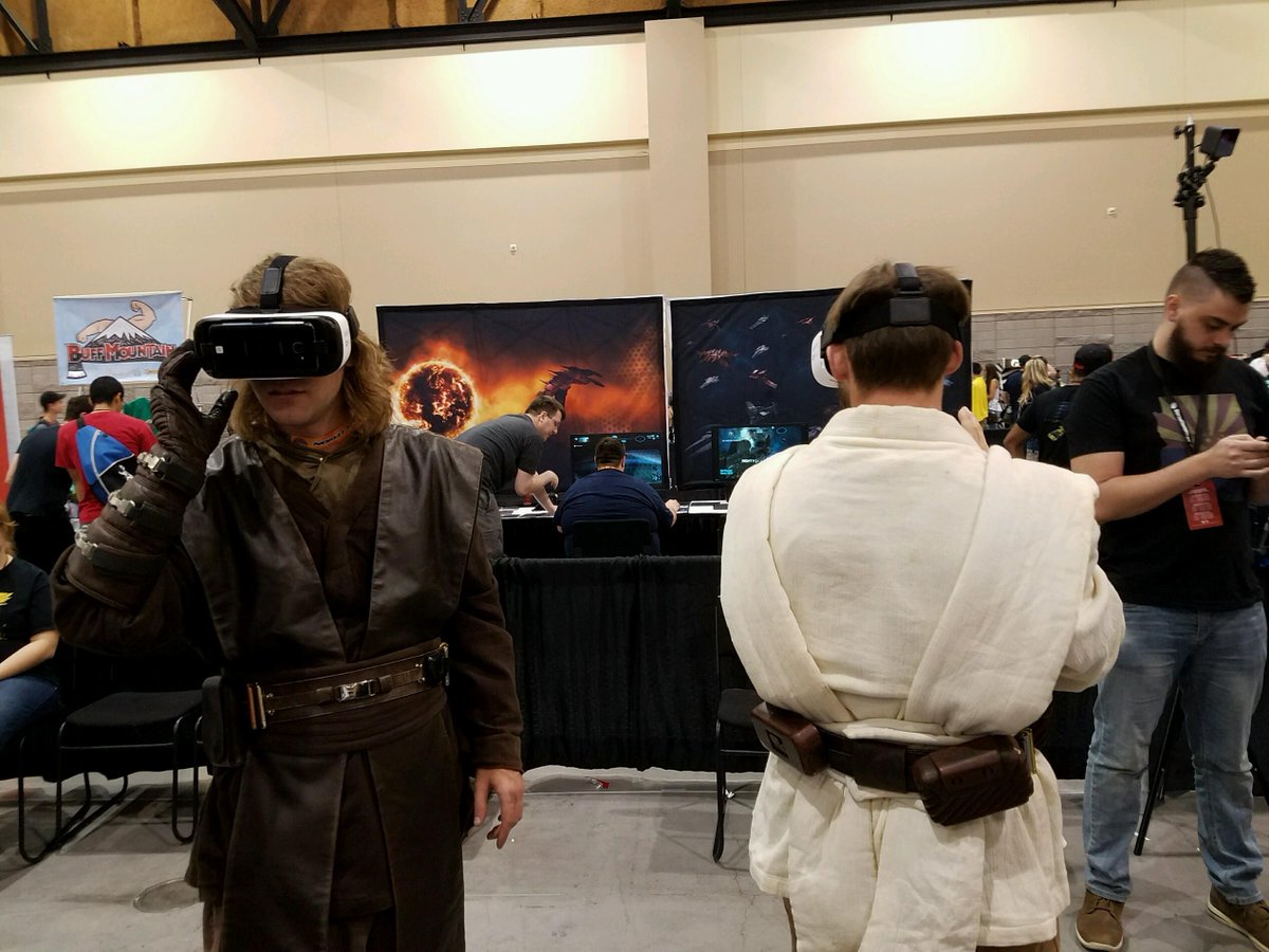 TerrasectMobile's tweet photo. These are the games you're looking for! #TechnoVikings #PHXCC #SWVGS #Cosplay #StarWars https://t.co/x5F2KhM7HZ