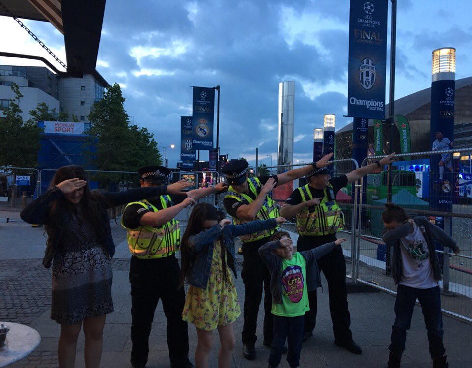 jessywillowx's tweet photo. Keeping #Cardiff safe & kids happy for #cardiff2017 #UCLfinal @swpcardiff #ChampionsLeague2017 #cardiff #WeLovesTheDiff #wales #cardiffbay https://t.co/1oCP3ZshS7