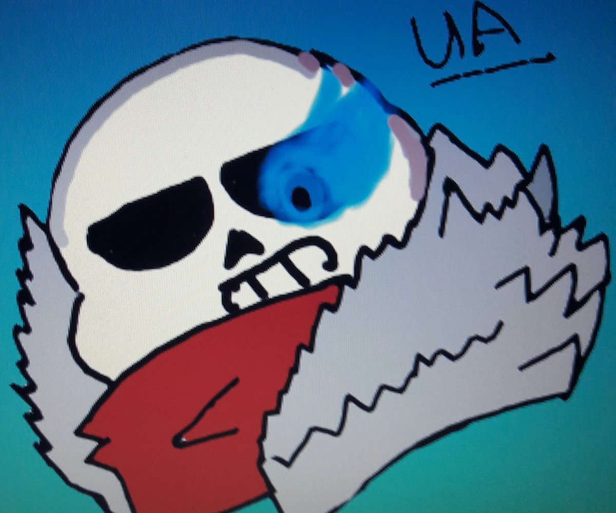 ArtistUndertale's tweet photo. Here's some digital art of sans thanks guys and stay awesome https://t.co/9Gz1MJuKzm