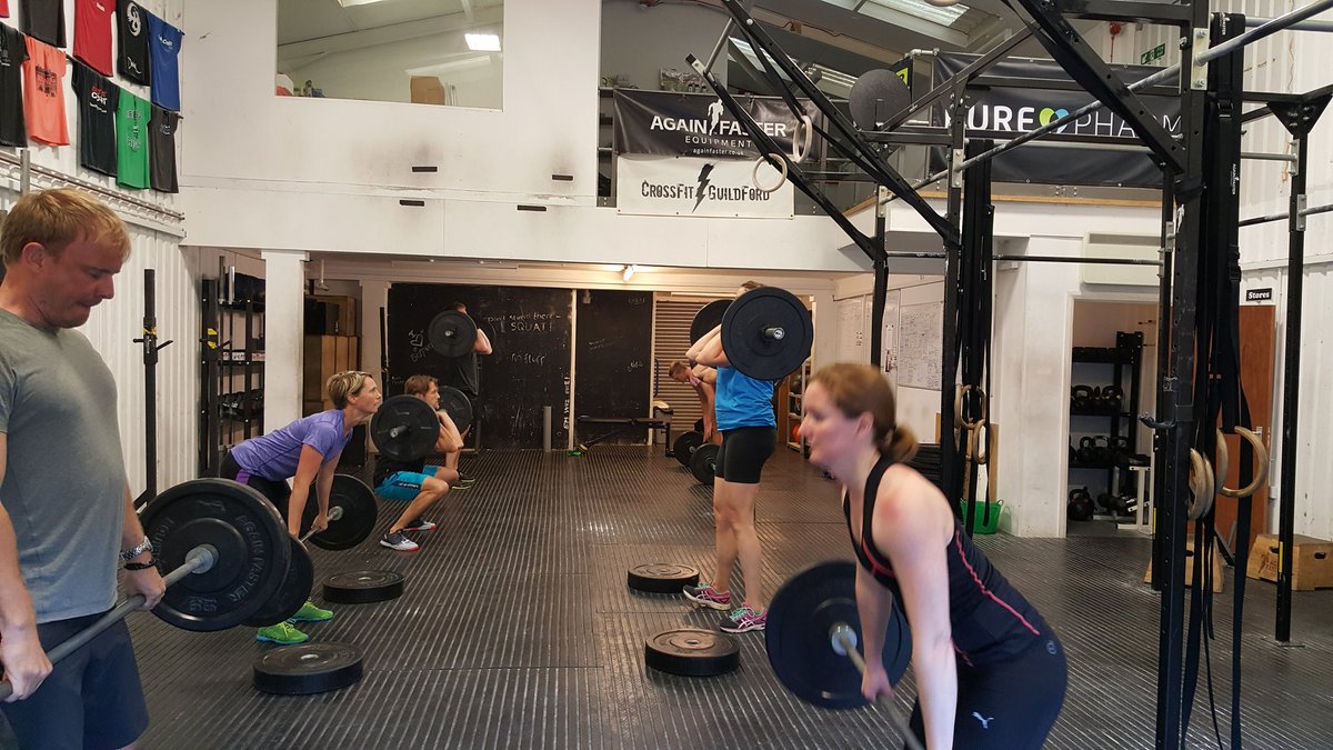 CrossFitGford's tweet photo. Some heavy hang cleans today took their toll. https://t.co/uSTcj95n9N