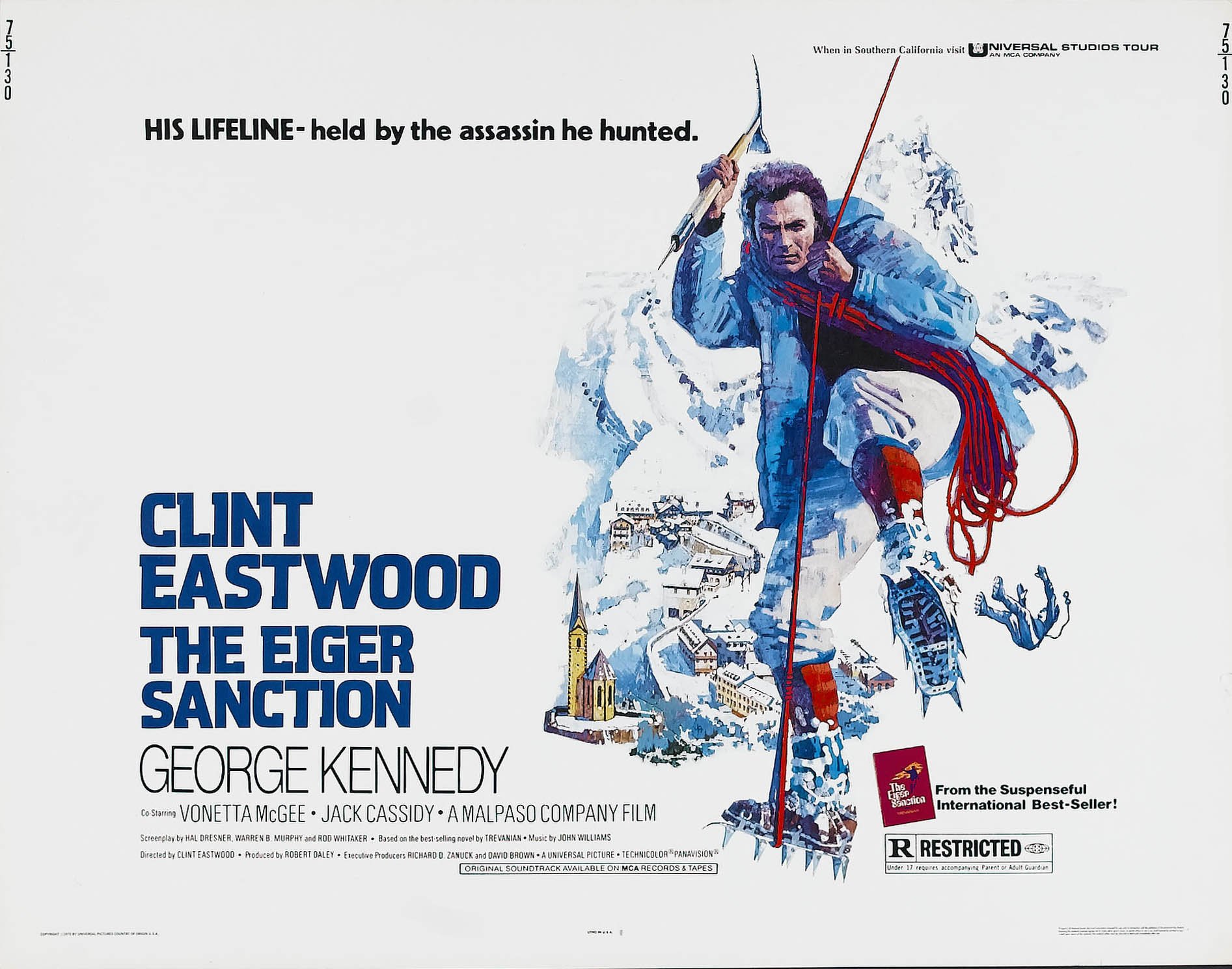 アイガー  サンクション  ポスター。 The Eiger Sanction / B2 / Japan
