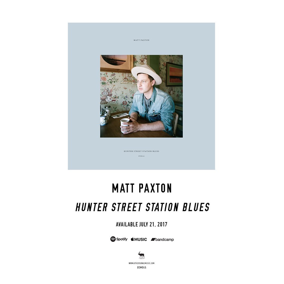 "Hunter Street Station Blues" out July 21st via @othersongsmusic - produced by my main dude, <a href="/michaelkeire/">Michael</a> in hometown #HamOnt ✌️