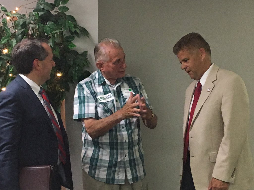 Great to be with so many veterans, friends, @KirkCoxVA, <a href="/EdWGillespie/">Ed Gillespie</a>, and <a href="/JohnAdamsforVA/">John Adams</a> today in Chesterfield! #DavisForLG