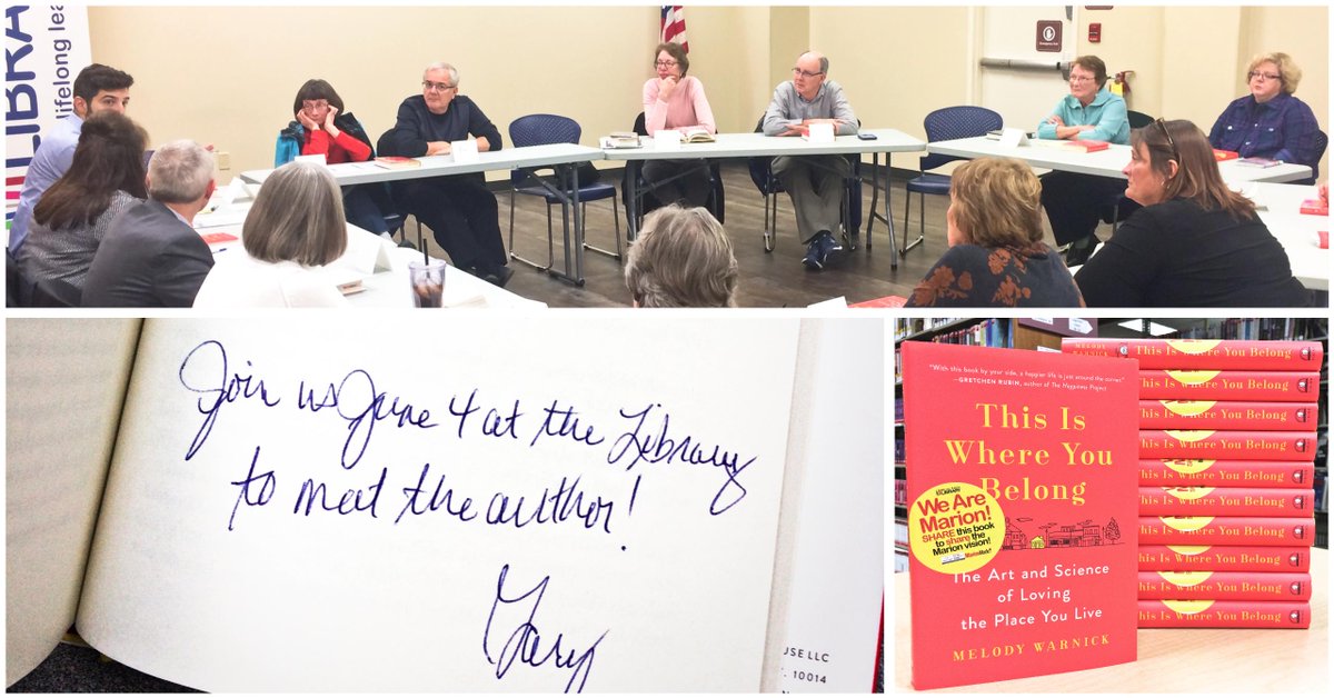 COMMUNITY READ: THIS IS WHERE YOU BELONG.
“Our towns are what we think they are.” #MarionMade #ThisIsWhereYouBelong ow.ly/TJWZ30c0rpO